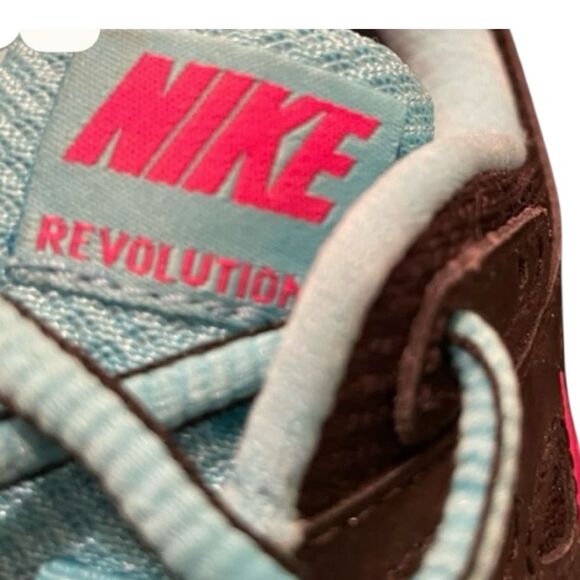 Nike Air Dash Hot Pink & Aqua Running Sneakers (Size 8) - Picture 7 of 9